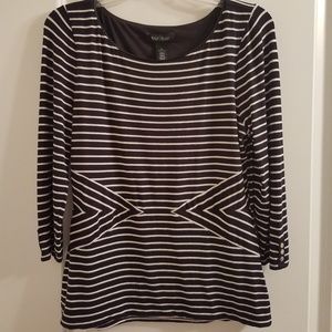 White House Black Market Striped Top